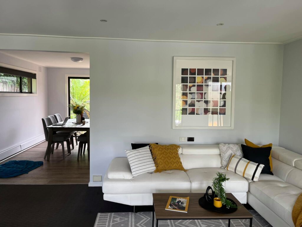 Personalised Painting Solutions, located in Croydon, Victoria, painted the interior of a a house in Chirnside Park ready for sale